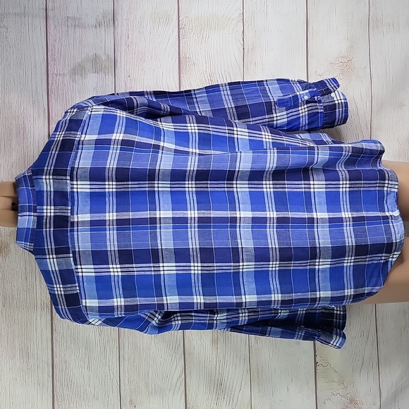 POLO Ralph Lauren relaxed fit plaid long sleeves XL - Picture 3 of 10